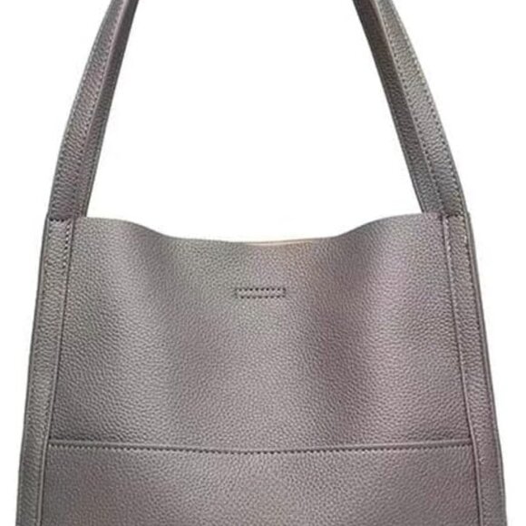 Vegan Leather Tote Bag Women Large Capacity Shoulder Purse Organizer - Picture 1 of 7